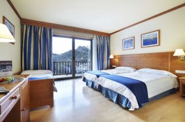 Chambre Quadruple vue 1 - Hotel Andorre Euroski 4* Spa El Tarter