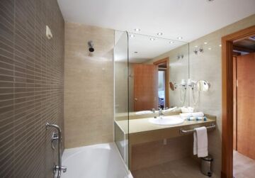 Salle de bain privative dans toutes les chambres - Hotel Euroski Andorre El Tarter