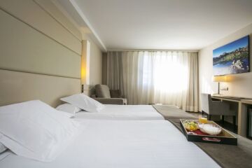 Hotel Mola Park Andorra - Chambre Double twin lits spares vue 1