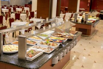 Hotel Delfos Andorre - Restaurant repas du soir buffet libre  volont